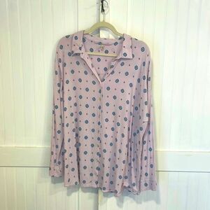 INTIMATELY FREE people, lavender, longlongsleeved versatile, top size M